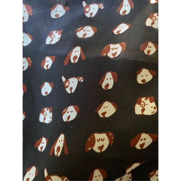 Ark & co women’s black dog, print, pleated skirt, mini dress, size small - Picture 8 of 8